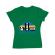 Tricou adler dama never forget verde mediu