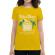 Tricou adler dama ride the waves galben