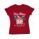Tricou adler dama ride the waves rosu