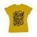Tricou adler dama think it galben