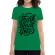 Tricou adler dama think it verde mediu