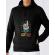 Hoodie barbat cu gluga yes you can negru