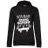 Hoodie dama cu gluga lets go an adventure negru