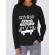 Hoodie dama cu gluga lets go an adventure negru