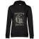 Hoodie dama cu gluga replace fear negru