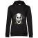 Hoodie dama cu gluga skull axe negru