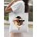 Sacosa din panza pug life alb
