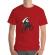 Tricou adler barbat back to boo rosu