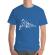 Tricou adler barbat camp flag albastru azuriu