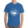 Tricou adler barbat camp mode on albastru azuriu