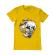 Tricou adler barbat coffee addict galben