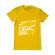 Tricou adler barbat i dont get older galben