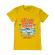Tricou adler barbat king of the road galben