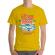 Tricou adler barbat king of the road galben