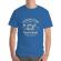 Tricou adler barbat premium denim albastru azuriu
