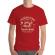 Tricou adler barbat premium denim rosu