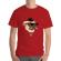 Tricou adler barbat pug life rosu