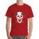 Tricou adler barbat skull axe rosu