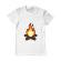 Tricou adler barbat skullfire alb