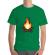 Tricou adler barbat skullfire verde mediu
