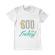 Tricou adler barbat thank god its friday alb