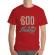 Tricou adler barbat thank god its friday rosu