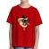 Tricou adler copil pug life rosu