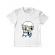 Tricou adler copil skull holiday alb