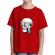 Tricou adler copil skull holiday rosu