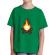 Tricou adler copil skullfire verde mediu