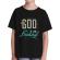 Tricou adler copil thank god its friday negru