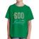 Tricou adler copil thank god its friday verde mediu