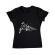 Tricou adler dama camp flag negru