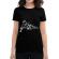 Tricou adler dama camp flag negru