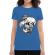 Tricou adler dama coffee addict albastru azuriu