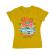 Tricou adler dama king of the road galben