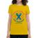 Tricou adler dama legendary longboard galben