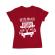 Tricou adler dama lets go an adventure rosu