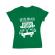Tricou adler dama lets go an adventure verde mediu