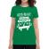 Tricou adler dama lets go an adventure verde mediu