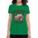 Tricou adler dama outdoor adventure verde mediu