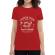 Tricou adler dama premium denim rosu