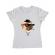 Tricou adler dama pug life alb