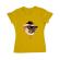 Tricou adler dama pug life galben