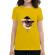 Tricou adler dama pug life galben