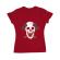 Tricou adler dama skull axe rosu