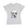 Tricou adler dama skull holiday alb