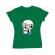 Tricou adler dama skull holiday verde mediu