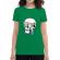 Tricou adler dama skull holiday verde mediu
