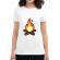 Tricou adler dama skullfire alb